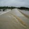 OVERFLOWING CANAL DURIND RAINS