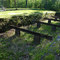 Boat repair dock by C&O Canal lock 36