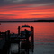Stove Point Sunset - September 2004
