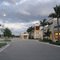 Evening on shopping plaza