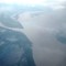 Rio orinoco. vista aerea