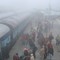 Malda Station in Winter Fog