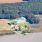 Hosue near Naylors Beach with UVA color roof, on the Rappahannock River, Virginia