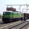 Level-crossing at Lalitpur station blocked by a Gomoh WAG-9