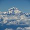 Dhaulagiri under the wing of an airplane