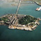 The British Time Saw Mill, Ariel View, Chatham Island, Andman, India