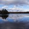 Mirror image - Wantastiquet Lake - October 2012