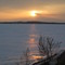 Sunset on Frozen Lake Champlain