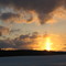 Sun pillar in Barre, Vt