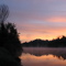 Sunrise over North Montpelier Pond