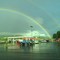 Double rainbow, Woodland, Washington
