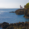 Lime Kiln Point State Park lighthouse and Vancouver Island