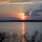 Sun Setting over the Rappahannock River at Jones Creek, Richmond County, VA