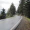Wet and winding road