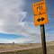 Alongside Barnum Rd. (Wyo. State Hwy. 190), near its intersection with Mayoworth Rd. (Wyo. State Hwy. 191), looking north. Kaycee, Wyoming