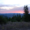 Sunset on Five Sisters ridge - south of Loon Lake