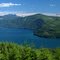 Mt. St. Helens & Rife Lake from powerline clearing