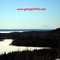 Redoubt Volcano from Skilak lake Alaska by George Kucinic