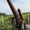カオのクアバン空港付近に残る旧日本海軍高角砲　Ex-Japanese Imperial Navy Anti-aircraft Gun