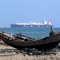 Big Ship in Ujong Blang Beach