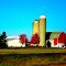 Farm with Two Silos