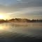 Cool morning sunrise