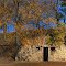 Earthen Barn and horses