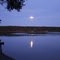 Moon Over Horseshoe Lake, Pierotti Cabin Minong