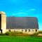 Farm with Two Silos