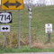 KY 714, Hempridge Road, intersecting at KY 2866