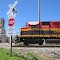 Kansas City Southern engine at refinery