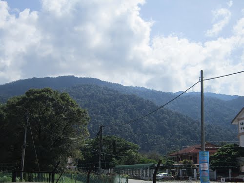 View Of Bukit Larut From Smk Klian Pauh