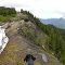 old logging road south of highest point on Slide Mountain