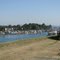 Looking at Houses on Tomahawk Island in the Columbia River - Portland, OR
