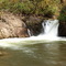 A short falls of Winston Creek into Mayfield Lake