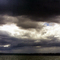 Schooner in a squall
