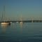 Oak Island anchorage just  before sunset.   Busy tonight!
