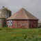 Octagon Barn - with "Quilt"