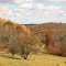 County road H in the fall