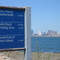 Deer Island sign - Boston Skyline