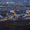 Aerial shot of Boston / Logan Airport