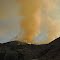 Antoine 2 Fire viewed from boat launch on Lake Pateros