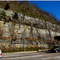 VARIOUS ROCK STRATA OF THE WV HILLS AS SEEN ON THIS HIGHWAY EXCAVATION  AT THE NORTH TOLL BOOTH OF THE WV TURNPIKE I-77/I-64 NEAR CABIN CREEK, WV