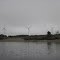 the windmills on the shores of mount storm lake