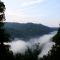 Foggy New River Gorge Scenic Overlook
