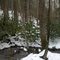 Small stream flowing off mountain along Spencer Run Rd