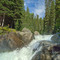 Lake Creek Falls, along scenic US Hwy. 212 in Wyoming