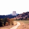 View to Devils´Tower, Wyoming