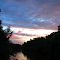 Muskegon River at cloudy dusk