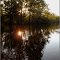 Sun Reflecting Off Of River